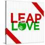 Leap for Love-null-Stretched Canvas