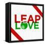 Leap for Love-null-Framed Stretched Canvas