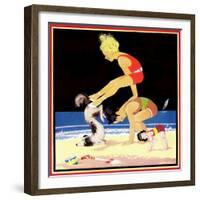 Leap Frog - Child Life-John Gee-Framed Giclee Print