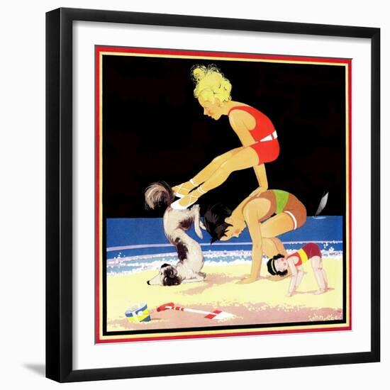 Leap Frog - Child Life-John Gee-Framed Giclee Print