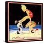 Leap Frog - Child Life-John Gee-Framed Stretched Canvas