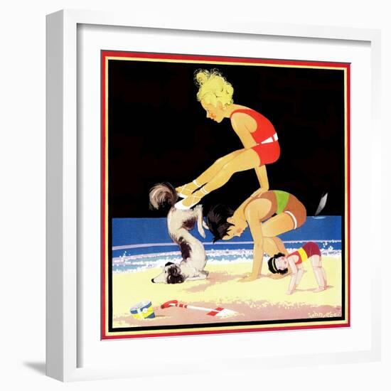 Leap Frog - Child Life-John Gee-Framed Giclee Print