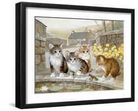 Leap Frog Fun-Ruane Manning-Framed Art Print