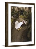 Leap from the Rock-Julius Schnorr von Carolsfeld-Framed Giclee Print