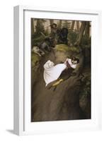 Leap from the Rock-Julius Schnorr von Carolsfeld-Framed Giclee Print