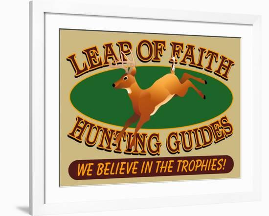 Leap of Faith Hunting-Mark Frost-Framed Giclee Print