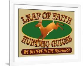 Leap of Faith Hunting-Mark Frost-Framed Giclee Print