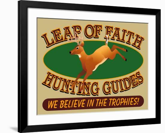 Leap of Faith Hunting-Mark Frost-Framed Giclee Print