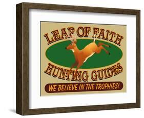 Leap of Faith Hunting-Mark Frost-Framed Giclee Print