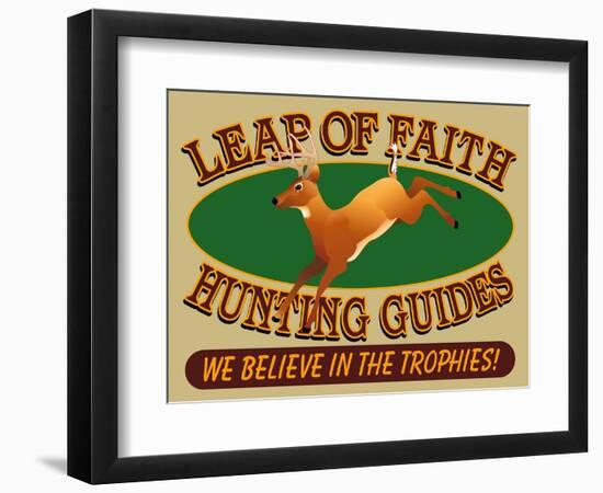 Leap of Faith Hunting-Mark Frost-Framed Giclee Print