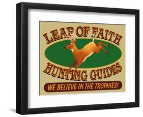 Leap of Faith Hunting-Mark Frost-Framed Giclee Print