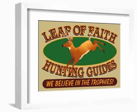 Leap of Faith Hunting-Mark Frost-Framed Giclee Print