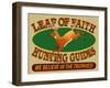 Leap of Faith Hunting-Mark Frost-Framed Giclee Print