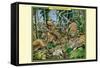 Leap of Leopards-Richard Kelly-Framed Stretched Canvas