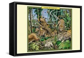 Leap of Leopards-Richard Kelly-Framed Stretched Canvas