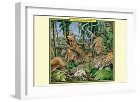 Leap of Leopards-Richard Kelly-Framed Art Print