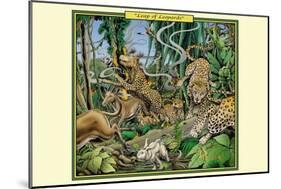 Leap of Leopards-Richard Kelly-Mounted Art Print