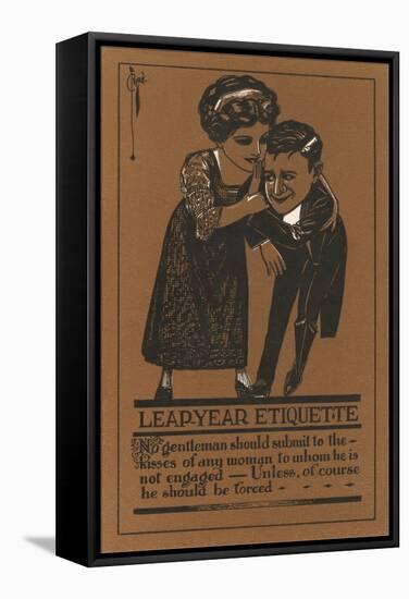 Leap Year Etiquette-null-Framed Stretched Canvas