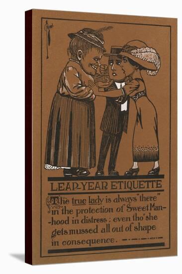 Leap Year Etiquette-null-Stretched Canvas