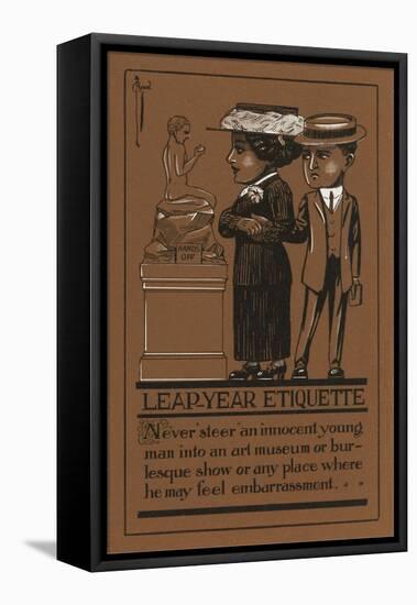 Leap Year Etiquette-null-Framed Stretched Canvas