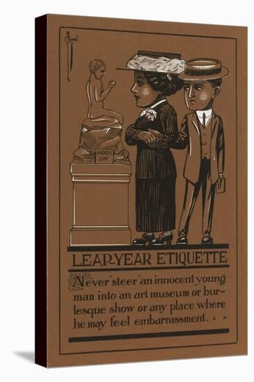 Leap Year Etiquette-null-Stretched Canvas