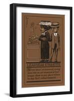 Leap Year Etiquette-null-Framed Art Print