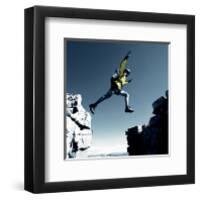 Leap-null-Framed Art Print