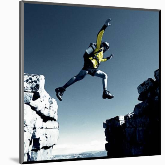 Leap-null-Mounted Art Print