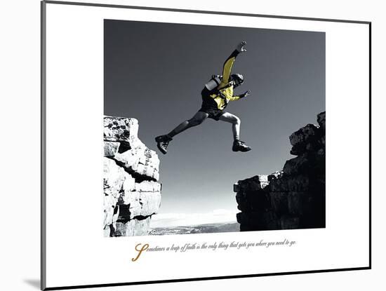 Leap-null-Mounted Art Print