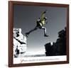 Leap-null-Framed Art Print