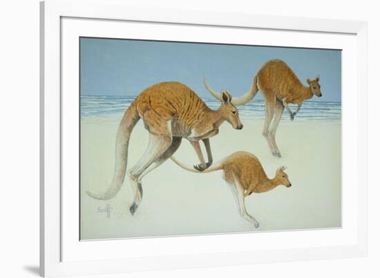 Leaping Ahead-Pat Scott-Framed Giclee Print