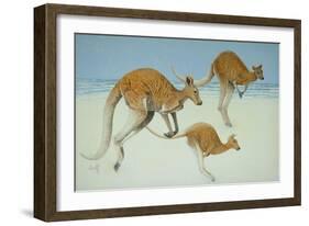 Leaping Ahead-Pat Scott-Framed Giclee Print