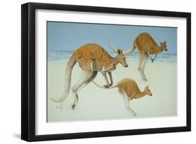 Leaping Ahead-Pat Scott-Framed Giclee Print