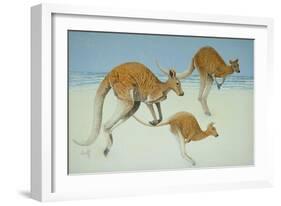 Leaping Ahead-Pat Scott-Framed Giclee Print