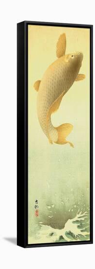 Leaping Carp-Koson Ohara-Framed Stretched Canvas