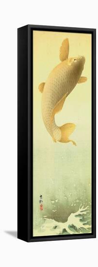 Leaping Carp-Koson Ohara-Framed Stretched Canvas