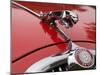 Leaping cat mascot on Jaguar 3.8 litre-null-Mounted Photographic Print