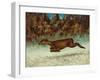 Leaping Doe-Gustave Courbet-Framed Giclee Print