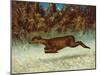 Leaping Doe-Gustave Courbet-Mounted Giclee Print