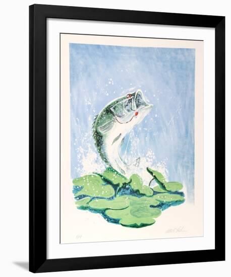 Leaping Lunker-Allen Friedman-Framed Limited Edition