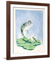 Leaping Lunker-Allen Friedman-Framed Limited Edition