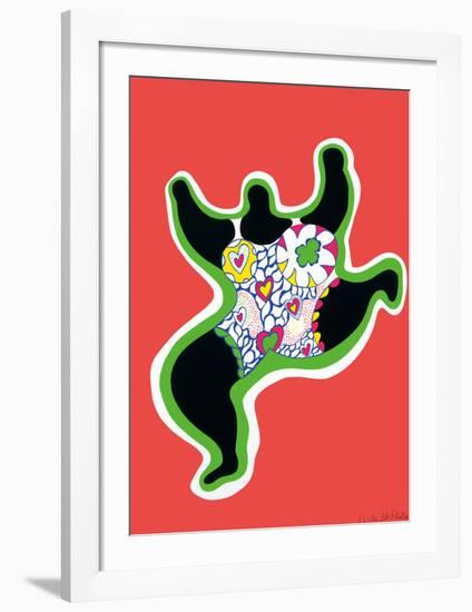 Leaping Nana, part of the series Nana Power, 1970-Niki De Saint Phalle-Framed Art Print