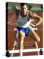 Leaping Over Hurdles-null-Stretched Canvas