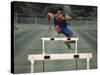 Leaping Over Hurdles-null-Stretched Canvas