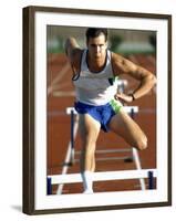 Leaping Over Hurdles-null-Framed Photographic Print