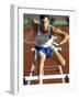 Leaping Over Hurdles-null-Framed Photographic Print