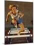 Leaping Over Hurdles-null-Mounted Photographic Print