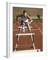 Leaping Over Hurdles-null-Framed Photographic Print