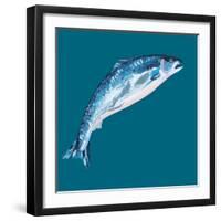 Leaping Salmon-Alice Straker-Framed Photographic Print