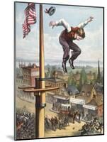 Leaps of Sam Patch, C19th-null-Mounted Art Print